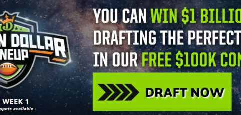 DraftKings Billion Dollar Contest – Looking back at 2016’s Perfect NFL Lineups